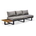 Popular nice platform wood appearance platform sofa